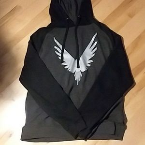 Maverick Gray, Black And Silver Hoodie